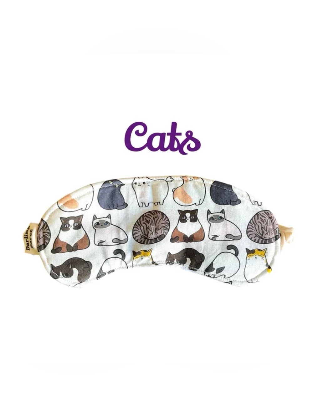 Cat Theme Sleep Mask for Kids, New Handmade